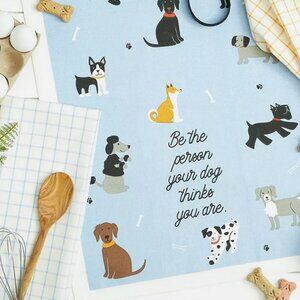 Design Imports Everyday Pets Kitchen Collection Absorbent Dishtowel Set x3 Dogs